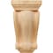 Ekena Millwork 7 1/2"W x 4 1/2"D x 14"H Cole Pilaster Wood Corbel, Red Oak CORW07X04X14CORO - alternate 3